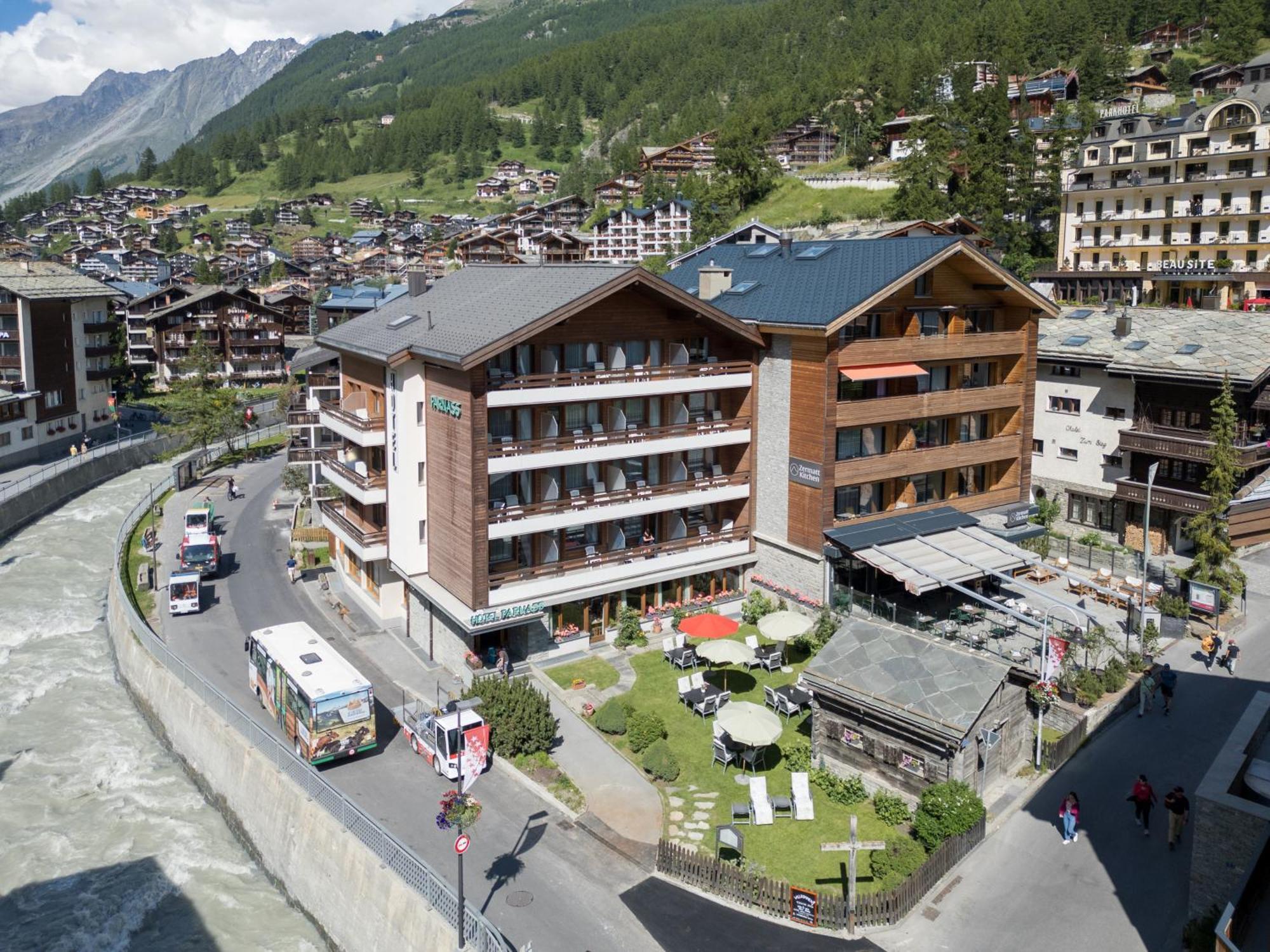 Hotel Parnass Церматт Экстерьер фото